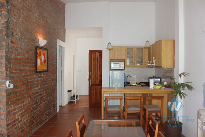 Two bed balcony apartment for rent on To Ngoc Van, Tay Ho, Hanoi